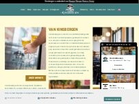 Website Screenshot Gastropub Van Kinsbergen
