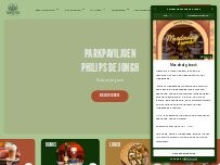 Website Screenshot Parkpaviljoen Philips de Jongh