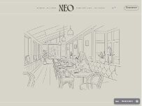 Website Screenshot NEO bistro Amsterdam