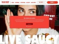 Website Screenshot Salsa Shop | Utrecht CS