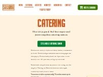 Website Screenshot Sababa Catering