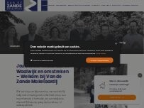 Website Screenshot Van de Zande Makelaardij Waalwijk B.V.