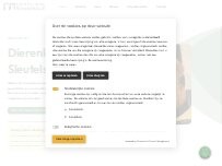 Website Screenshot Dierenkliek Sleutelstad: Oegstgeest