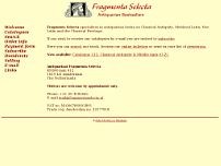 Screenshot for www.fragmentaselecta.nl