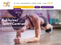 Website Screenshot Enkhuizer Sportcentrum
