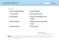 Screenshot for www.carspecials.nl