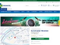 Website Screenshot Euromaster Woerden