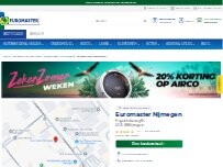Website Screenshot Euromaster Nijmegen