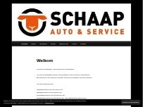 Website Screenshot Autobedrijf Schaap