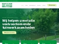Website Screenshot Hoveniersbedrijf Boomkwekerij De Haan