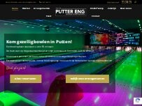 Website Screenshot Bowling- & Partycentrum Putter Eng / Bowlen en restaurant
