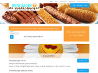 Snackbar De Walenburger website screenshot