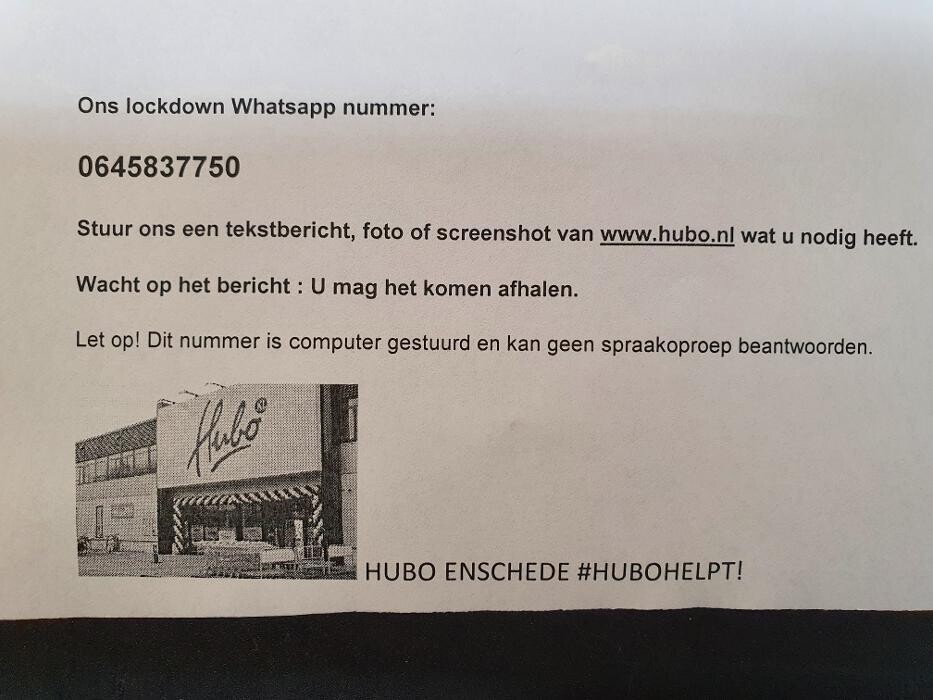 Foto's Hubo bouwmarkt Enschede