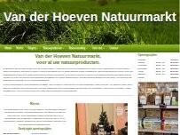 Website Screenshot Hoeven Natuurmarkt M vd