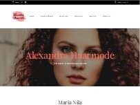 Website Screenshot Alexandra Haarmode