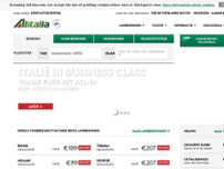 Screenshot for http://www.alitalia.nl