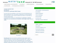 Museum Waterland website screenshot