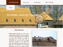 Website Screenshot Compagner Rietdekkersbedrijf