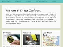Screenshot for www.krijgerzeefdruk.nl