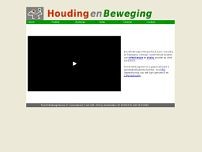 Screenshot for www.houdingenbeweging.nl