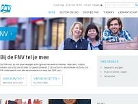 Screenshot for www.fnv.nl