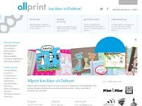Screenshot for www.allprint.nl