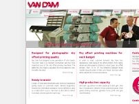 Screenshot for www.vandammachine.com
