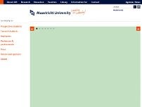 Screenshot for www.unimaas.nl