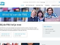 Screenshot for www.fnv.nl
