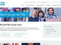 Screenshot for www.fnv.nl