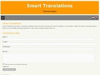 Screenshot for www.smarttranslations.nl