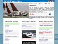 Own Ship Verhuurbemiddeling website screenshot