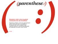 Screenshot for www.parenthese.nl