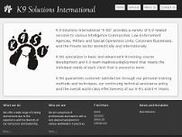 Screenshot for www.k-9si.com