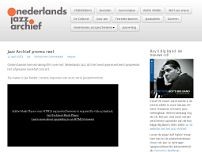 Screenshot for www.jazzarchief.nl