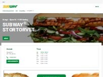 Website Screenshot Subway