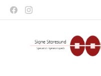 Website Screenshot Reguleringstannlege Signe Storesund