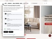 Website Screenshot Møbelringen Mysen