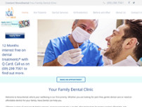 Nova Dental Care website screenshot