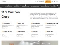 Website Screenshot Spaces Carlton Gore Rd
