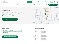 Website Screenshot Specsavers Optometrists & Audiology - Onehunga