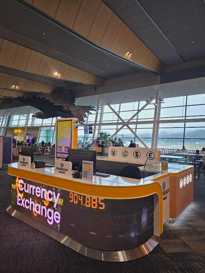 Images Currency Exchange Wellington Airport | Prosegur Change