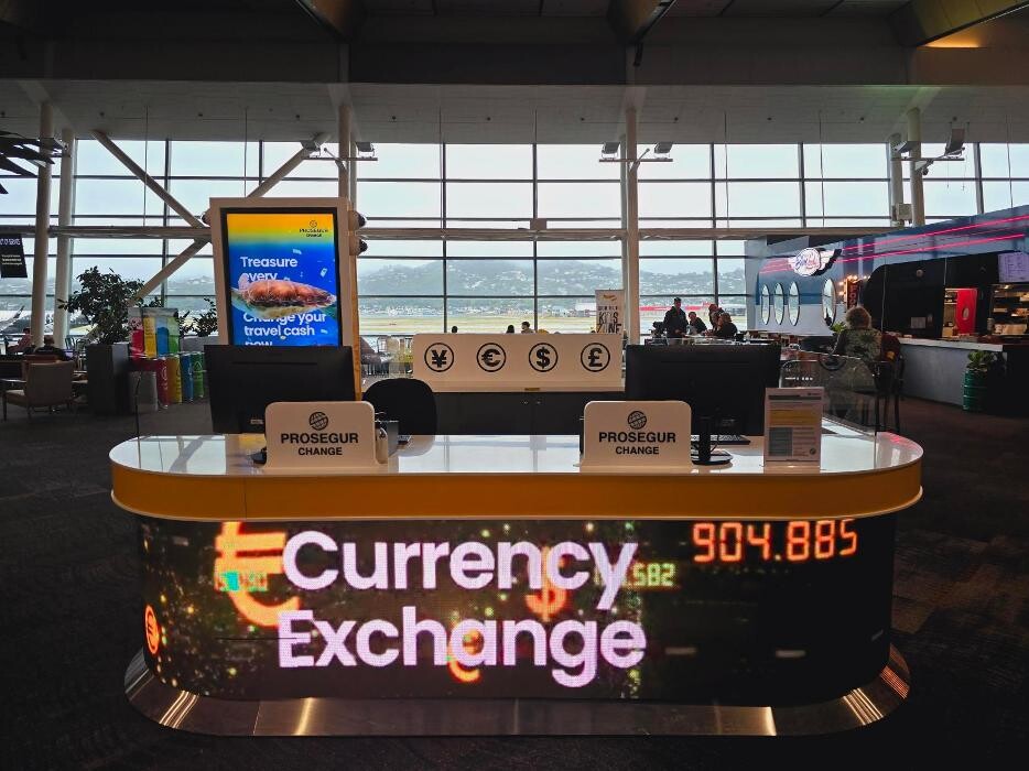Images Currency Exchange Wellington Airport | Prosegur Change