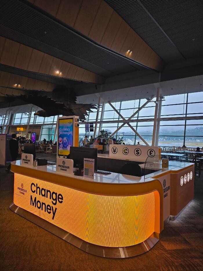 Images Currency Exchange Wellington Airport | Prosegur Change