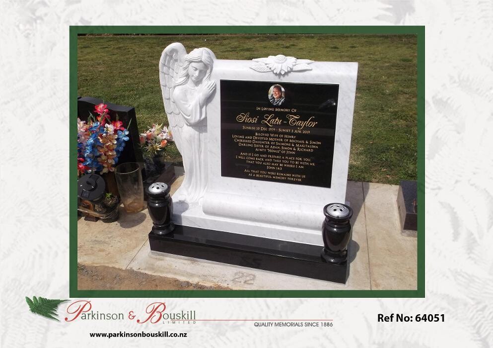Images Parkinson & Bouskill Headstones Onehunga