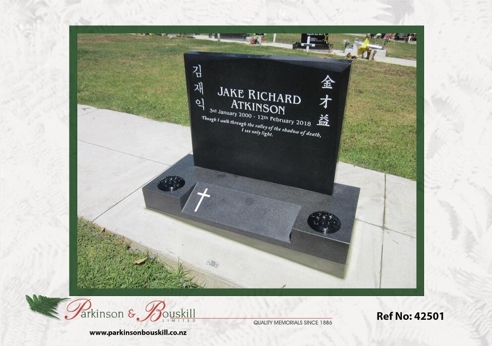 Images Parkinson & Bouskill Headstones Onehunga