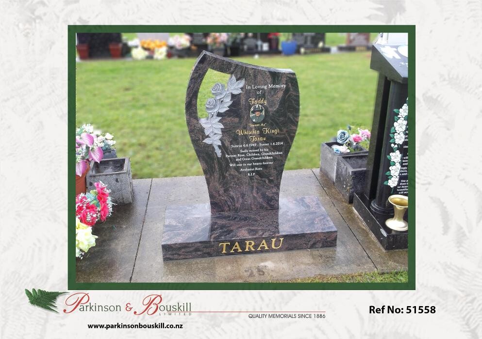 Images Parkinson & Bouskill Headstones Onehunga