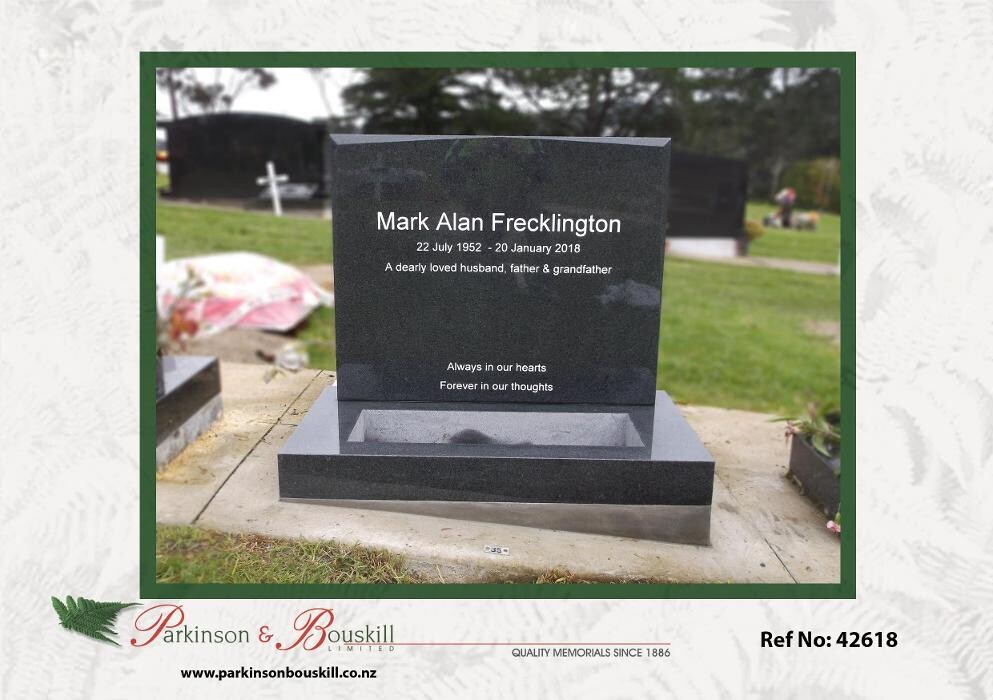 Images Parkinson & Bouskill Headstones Onehunga