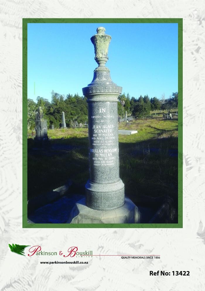 Images Parkinson & Bouskill Headstones Onehunga