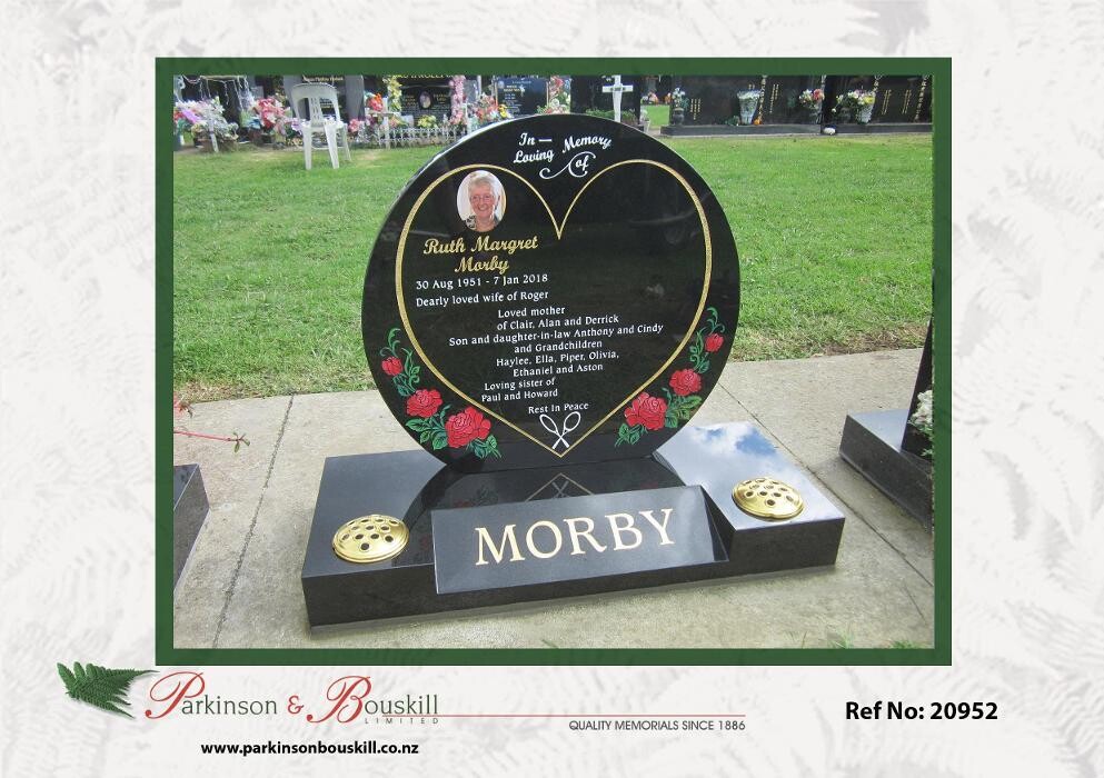 Images Parkinson & Bouskill Headstones Onehunga